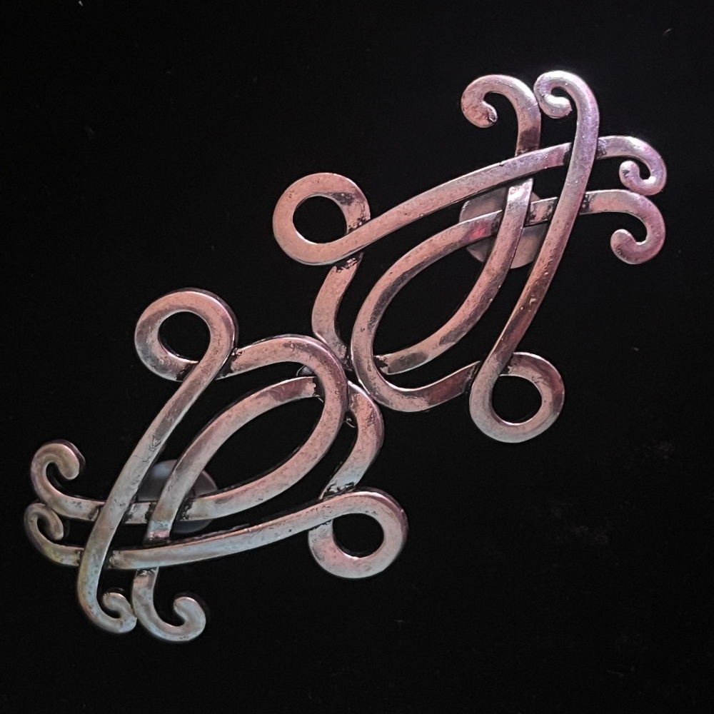 celtic cloak clasp silver